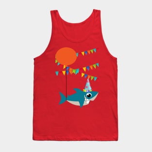 BIRTHDAY BALLOON SHARK Tank Top